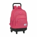 Skoleryggsekk med Hjul Compact BlackFit8 M918 Rosa (33 x 45 x 22 cm)