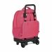 Skoleryggsekk med Hjul Compact BlackFit8 M918 Rosa (33 x 45 x 22 cm)