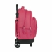 Mochila Escolar com Rodas Compact BlackFit8 M918 Cor de Rosa (33 x 45 x 22 cm)