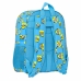 Mochila Escolar Minions Minionstatic Azul 32 x 38 x 12 cm