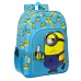 Cartable Minions Minionstatic Bleu 33 x 42 x 14 cm