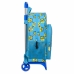 Schoolrugzak met Wielen Minions Minionstatic Blauw (33 x 42 x 14 cm)