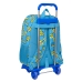 Schoolrugzak met Wielen Minions Minionstatic Blauw (33 x 42 x 14 cm)