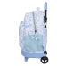 School Bag Frozen Memories Blue White 33 X 45 X 22 cm