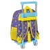 Mochila Escolar con Ruedas SuperThings Guardians of Kazoom Morado Amarillo (27 x 33 x 10 cm)