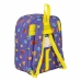 Mochila Escolar SuperThings Guardians of Kazoom Amarelo Roxo 22 x 27 x 10 cm