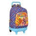 Schulrucksack mit Rädern SuperThings Guardians of Kazoom Lila Gelb (33 x 45 x 22 cm)