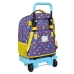 Cartable à roulettes SuperThings Guardians of Kazoom Violet Jaune (33 x 45 x 22 cm)