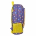 Mochila Escolar SuperThings Guardians of Kazoom Amarelo Roxo 32 x 42 x 14 cm