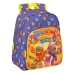 Mochila Escolar SuperThings Guardians of Kazoom Amarelo Roxo 27 x 33 x 10 cm