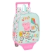 Mochila Escolar com Rodas Peppa Pig Cosy corner Azul Claro (22 x 28 x 10 cm)