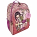 Skoletaske Gorjuss Carousel Laksefarvet 34.5 x 43.5 x 22 cm