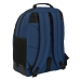 Mochila Escolar BlackFit8 Urban Preto Azul Marinho 32 x 42 x 15 cm