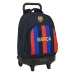 Iskolatáska Kerekekkel F.C. Barcelona Gesztenyebarna Tengerészkék 33 X 45 X 22 cm