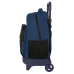 Mochila Escolar com Rodas BlackFit8 Urban Preto Azul Marinho (33 x 45 x 22 cm)