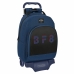 Mochila Escolar com Rodas BlackFit8 Urban Preto Azul Marinho (32 x 42 x 15 cm)