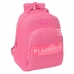 Mochila Escolar BlackFit8 Glow up Cor de Rosa (32 x 42 x 15 cm)