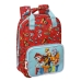 Lasten laukku The Paw Patrol Funday Punainen Vaaleansininen (20 x 28 x 8 cm)