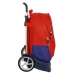 Trolley per la Scuola Atlético Madrid Rosso Blu Marino 16 L