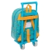 Mochila Escolar con Ruedas CoComelon Back to class Azul