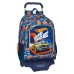 Mochila Escolar com Rodas Hot Wheels Speed club Laranja (32 x 42 x 14 cm)