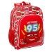 Zaino Scuola Cars Let's race Rosso Bianco (33 x 42 x 14 cm)