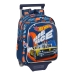 Skoleryggsekk med Hjul Hot Wheels Speed club Oransje (27 x 33 x 10 cm)