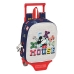 Mochila Escolar con Ruedas Mickey Mouse Clubhouse Only one Azul marino 22 x 27 x 10 cm