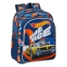 Barnebag Hot Wheels Speed club Oransje Marineblå (27 x 33 x 10 cm)