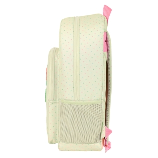 Mochila Escolar Con Ruedas Glow Lab Pepa Verde (30 X 46 X 14 Cm