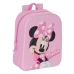 School Bag Minnie Mouse 3D Pink 22 x 27 x 10 cm