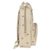 Mochila Escolar Safta Puppy 20 x 28 x 8 cm Bege