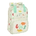 Schulrucksack Safta Dinos 20 x 28 x 8 cm Creme