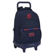 Mochila Escolar Con Ruedas Atlético Madrid Rojo Azul Marino (33 X