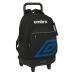 Mochila Escolar com Rodas Umbro Flash Preto (33 x 45 x 22 cm)