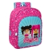 Zaino Scuola Pinypon Azzurro Rosa 26 x 34 x 11 cm