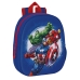 Schulrucksack The Avengers 3D 27 x 33 x 10 cm Marineblau