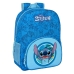 Skolas soma Stitch Zils 33 x 42 x 14 cm