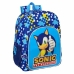 Skolebag Sonic Speed 33 x 42 x 14 cm Blå 14 L