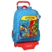 Školská taška na kolieskach SuperThings Rescue force 32 x 42 x 14 cm Modrá