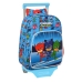 Mochila Escolar com Rodas PJ Masks 26 x 34 x 11 cm Azul