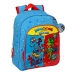 Zaino Scuola SuperThings Rescue force 27 x 33 x 10 cm Azzurro