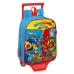 Училищна чанта с колелца SuperThings Rescue force Син 22 x 27 x 10 cm