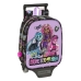 Schulrucksack mit Rädern Monster High Creep Schwarz 22 x 27 x 10 cm