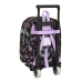 Mochila Escolar com Rodas Monster High Creep Preto 22 x 27 x 10 cm