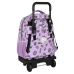 Mochila Escolar com Rodas Monster High Best boos Lilás 33 X 45 X 22 cm