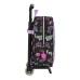 Mochila Escolar com Rodas Monster High Creep Preto 22 x 27 x 10 cm