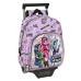 Ghiozdan cu Roți Monster High Best boos Liliachiu 28 x 34 x 10 cm