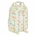 Mochila Infantil Safta Cabecitas Crema 20 x 28 x 8 cm