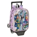 Schulrucksack mit Rädern Monster High Best boos Lila 22 x 27 x 10 cm